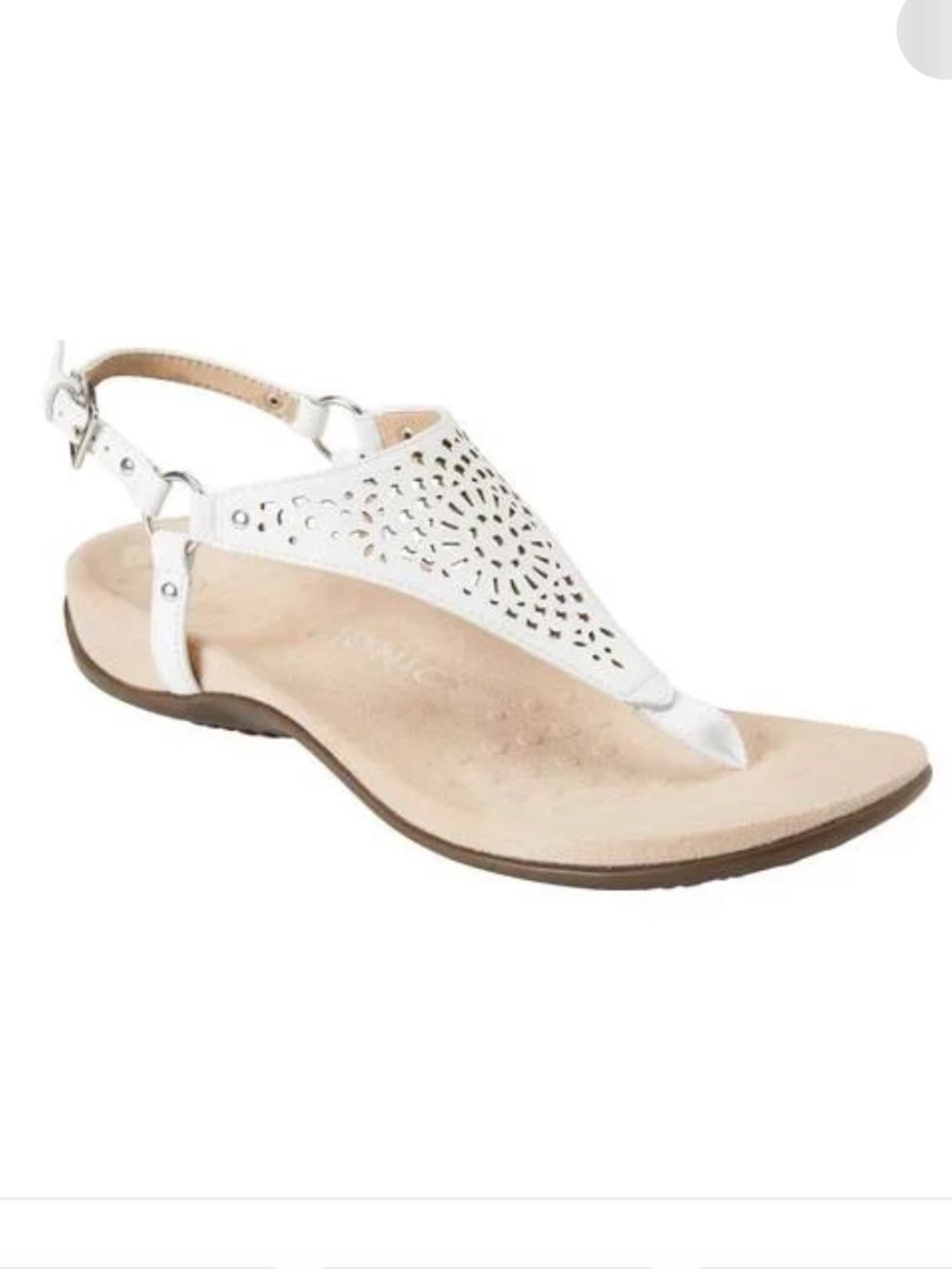 Vionic Kirra Perf White Sandals Sz 8.5